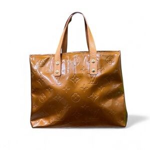 Louis Vuitton Hand Bag Reade PM Brown Vernis -Preowned